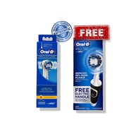 Oral-B Precision Clean Brush Heads 8's [Free Oral-B Pro 100 Braun Electric Toothbrush]