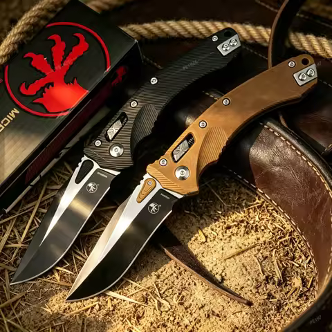 MSI Portable Foldable Knife 8Cr13Mov Steel Treatment Outdoor Camping EDC Fishing Knife Exploration a