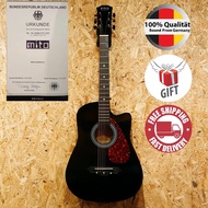 【TokTik Hot Style】 ◎Mito MG-38 38" Inch Black Acoustic Guitar Folk Guitar [Sound From Germany] # Taylor Yamaha F-310 Gib