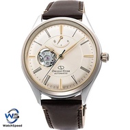Orient Automatic Star RE-AT0201G00B RE-AT0201G 70th Anniversary Open Heart Champagne Dial Watch