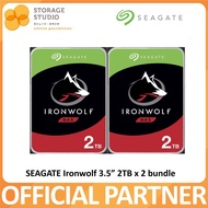 SEAGATE Ironwolf NAS Hard Drive 3.5" for NAS 2TB / 4TB / 6TB / 8TB / 10TB / 12TB Bundle. SEAGATE Singapore Local 3 Years Warranty **SEAGATE AUTHORISED PARTNER**