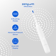 ZenyumSonic™ Pro Electric Toothbrush - Cosmic Black/Diamond White/Mystic Jade (8 Brushing Modes Smar