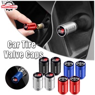 4pcs Toyota GR Car Tire Anti-Dust Cap Screw-On Car Logo Wheel Tyre Cap Universal Aluminum Alloy Whee