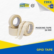 GPID TAPE - Masking Tape 0.5 inch Paper Duct Tape/