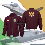 Jacket Motor Pria Wanita Bomber Waterproof TOP GUN Army TNI Angkatan Udara Indonesia Terbaru