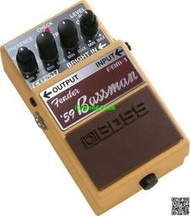 現貨BOSS FBM-1 FBM1 Fender'59 Bassman 芬達音箱模擬單塊效果器