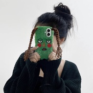 ✨casing iphone casing iphone 15 pro max casing iphone 14 pro max cute fluffy funny face soft silicon