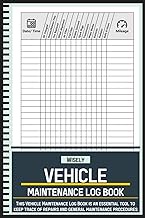 Vehicle Maintenance Log Book: Car Repair Journal, Track Maintenance, Repairs, Fuel, Oil, Miles, Tire