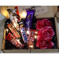 Surprise Box basic set1, Chocolate Box for Birthday/Congrats/I'm Sorry/Anniversary etc, Kinder Bueno