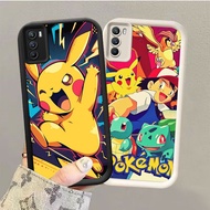 GK-72 Pokemon anime Silicone black white Casing for OPPO Realme A16s C75 A11S 7I A33 A53 A54S A16 C1