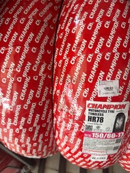 ยาง champion : 110/70-17 150/60-17 1คู่🏁🇮🇹 สายฟ้า สุดยอดยางความเร็วสูง ninja 400 r3 Cb150r