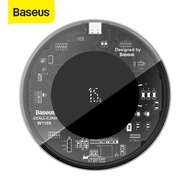 Baseus Visible Wireless Charging Pad Compatible For iPhone / Samsung / Huawei (15W)