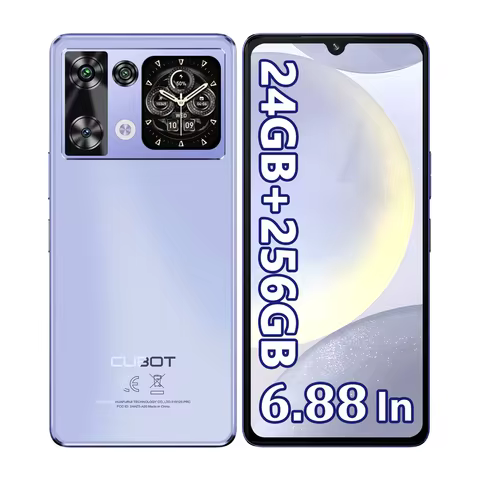 CUBOT P90 – 6,88-Zoll-FHD+-Smartphone, 24GB und 256 GB, 64-MP-Dreifachkamera, 5100mAh, Android 15, O
