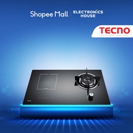 Tecno T788GI Gas-Induction Hybrid Glass Hob