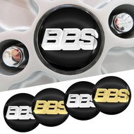 Car accessories 4pcs 56mm BBS logo 3D aluminum wheel center hub sticker for BBS RM RZ RG RS car styl