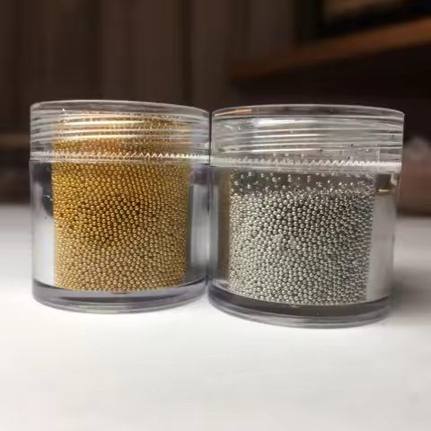 1 Bottle Caviar Nail Art Beads Decoration 24 Colors Micro Round Ball 0.6-1mm Nail Crystal Glass Bead