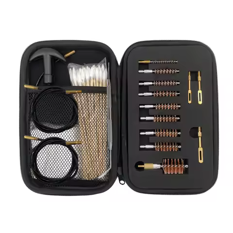 MIDUG Gun Cleaning Kit .17 .22/.223/5.56MM .243 .280 .30 .357/9MM .40 .45 12GA Multi-Caliber Phospho