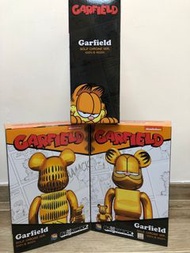 BEARBRICK GARFIELD GOLD CHROME Ver. 100％ & 400％