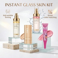 Ellen Ella Instant Glass Skincare Kit PDRN Serum Spray Hydrating Mist Foundation Stick Magic Blush