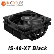 ID-Cooling IS-40-XT Black 47mm Low Profile Radiator 13th LGA1700 Ryzen 4 heat pipe multi-platform lo