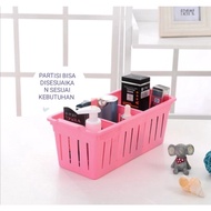 KSM Multipurpose Organizer Rack with 2 compartments Cosmetic Rack Kitchen Spices ATK