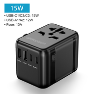 AIRDROPTECH 160W 100W  65W 35W 20W 15W GAN PD Wall Charger 3 Type C + 2 USB A Quick Charge Universal