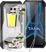 Phone Case for Unihertz 8849 Tank 3 (6.79"), Clear Soft Silicone TPU Protective Case, Shockproof Ant