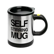 電動不銹鋼自動攪拌轉動杯  Electric Stainless Steel Automatic Self Mixing &amp; Spinning Mug