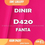 D420 Bahan Tas Bahan Tenda Waterproof Camping Dome Meteran Dinir Dinier D420 Nylon warna fanta