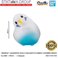 BANDAI GASHAPON 40623 HAGUKOTTO BIRDS LOVEBIRD WHITE - ACTION FIGURE