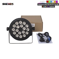 SHEHDS 18x18W 6in1 LED Par Light RGBWA+UV ไฟกลางแจ้ง สำหรับ ดิสโก้ ดีเจ KTV คลับ งานแต่งงาน งานสังส