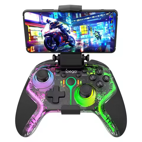 IPEGA Wireless Dazzling Color Gamepad for Android,IOS, PC with Button Programming,Dual Motor Vibrati