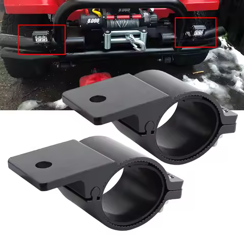 Universal Tube Clamp Approx 1.7"/1.9" Bull Bar Mounts Bracket Kit for Off Road Vehicle SUV ATV Boat 