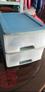 藍色塑膠收納箱 (自行凊潔)