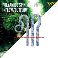 VIV Polyamide Spin Mini Pipe Outflow & Inflow 10mm/ 13mm