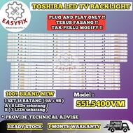 55L2400VM / 55L5400VM TOSHIBA 55 INCH LED TV BACKLIGHT ( LAMPU TV ) 55L5400 55L2400