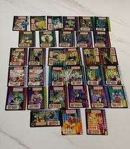 初版 DBZ  Dragonball 90年代 龍珠 本彈系列 第11代至第15代 萬變咭  閃咭30張 白咭173張  日版 套