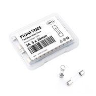 (Pack of 20) 3A Fast-Blow Fuse 3Amp 250V Glass Fuses 0.2 x 0.78 inch/5 x 20 mm (3Amp)(F3AL, 250V)