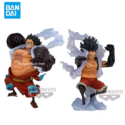 Original Genuine Banpresto One Piece KOA The King Of Art 14cm Luffy Special Edition Anime PVC Statue