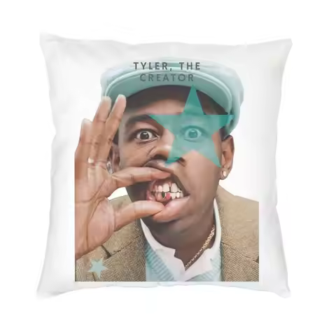 Soft Rapper Tylers The Creator Throw Pillow Cover Decoration Custom Square Cushion Cover 40x40 Pillo