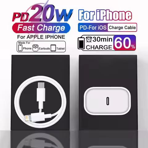 PD 20W USB C Charger Fast Charging Type C Phone Wall Adapter for Apple iPhone 14 11 12 17 Air 16 15 