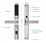 รุ่น S06L/K Digital door lock กลอนประตูดิจิตอลกันน้ำ IP65 สมาร์ทล็อค smart door lock ประตูดิจิตอล ใช้ได้ทั้งบานเลื่อนและสวิง