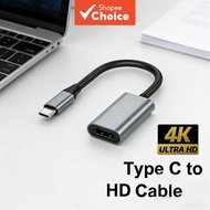 4K USB 3.1 Type C to HDMI Adapter Converter for MacBook Laptop Tablet HDTV  Penyesuai Penukar USB 3.