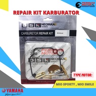 REPAIR KIT ISI KARBURATOR PLUS KOIN YAMAHA MIO SPORTY - MIO SMILE - MIO SOUL / PARKIT KARBU MIO SPORTY MIO SMILE MIO SOUL NOUVO PLUS PLATE DSK NEOMAXX