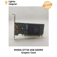 【USED】 NVIDIA GT730 2GB GDDR5 Low Profile Graphic Card for SFF CPU | No Need 6 Pin | Desktop | Graph