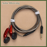 Aolie MX500เบสหนักแบบ DIY หูฟังพร้อมไมโครโฟนหูฟังศีรษะแบนคุณภาพสูงหูฟังเล่นกีฬาอ่านหนังสือ