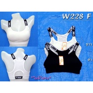 Annie Bra-No Underwire Sports Style Pink-Strap Free Size Bust 32"-40" Model-W228F. W229F.