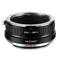 K&amp;F Concept Lens Adapter for Canon EOS EF Mount Lens to Nikon Z Camera Z6 Z7