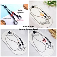 Boy's name mask strap//custom name boy's mask necklace//boy's mask strap//stainless steel mask strap