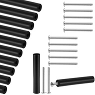 Biaungdo 24 Pcs Kit Pemanjang Kotak Soket Elektrik, Spacer Soket Hitam, Spacer Suis & Skru Peranti K